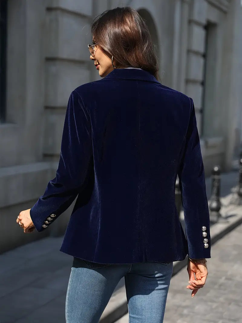 JULISSA | VESTE EN VELOURS ÉLÉGANTE