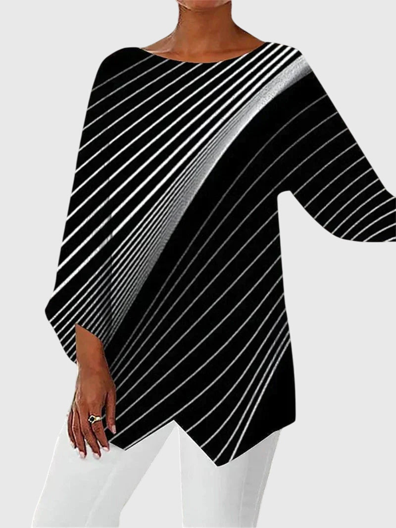 Alayah™ | Haut élégant à col rond