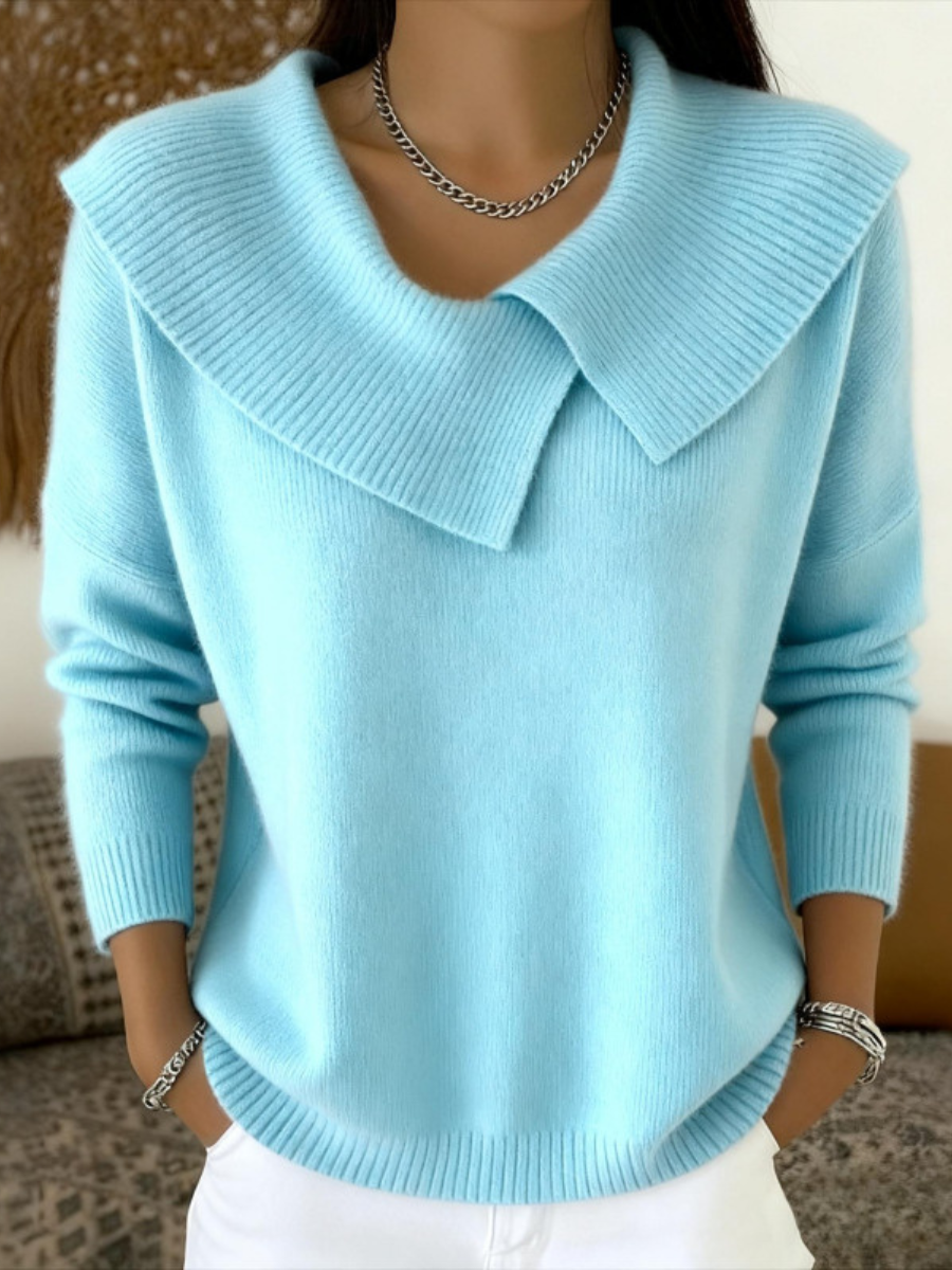 Lucia | Pull chaud à col doux
