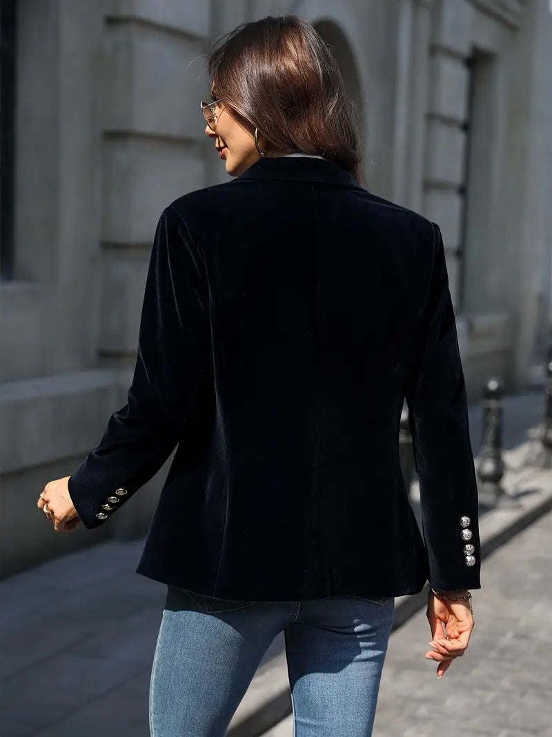 JULISSA | VESTE EN VELOURS ÉLÉGANTE