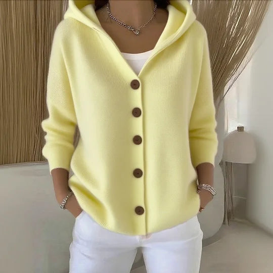 LUNA|CARDIGAN À CAPUCHE