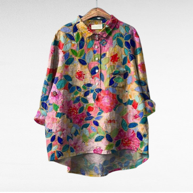 Fleur™ | Blouses Élégantes à Fleurs