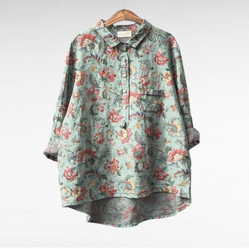 Fleur™ | Blouses Élégantes à Fleurs