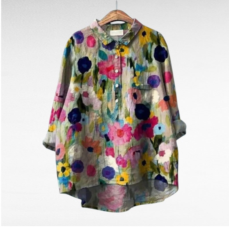 Fleur™ | Blouses Élégantes à Fleurs