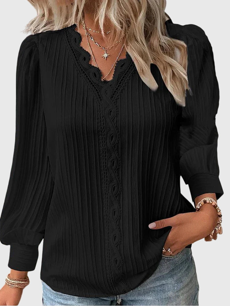 Andrea™ | Blouse Pullover Élégante