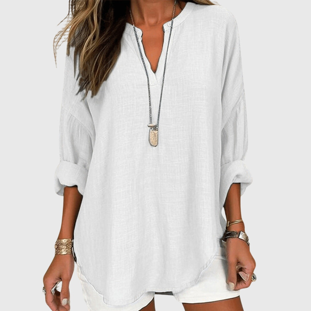 Lenara™ | Chemise de Plage Élégante et Flottante