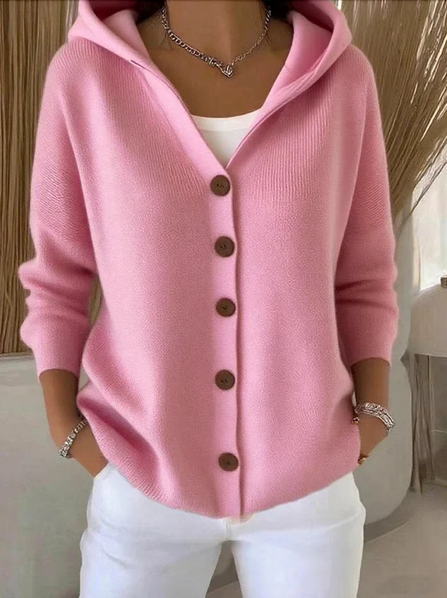 LUNA|CARDIGAN À CAPUCHE