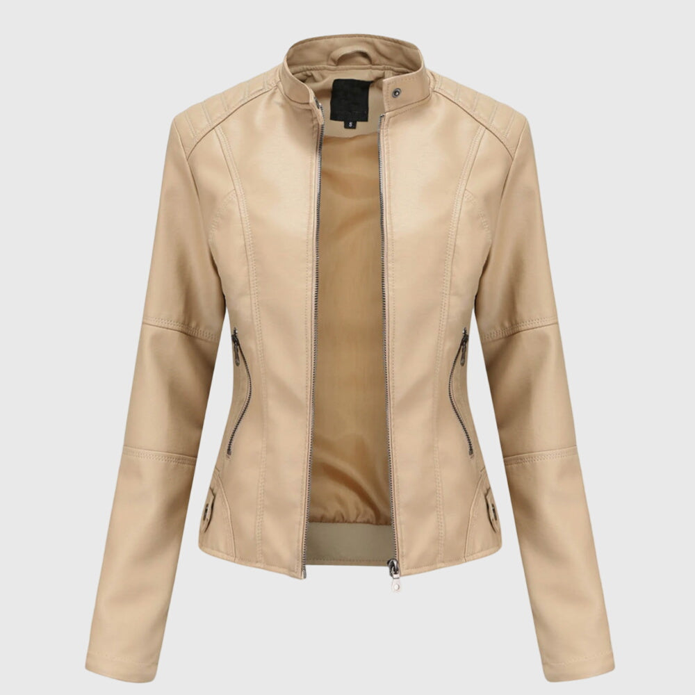 Giorgina™ - Veste en Cuir Élégante pour Femmes