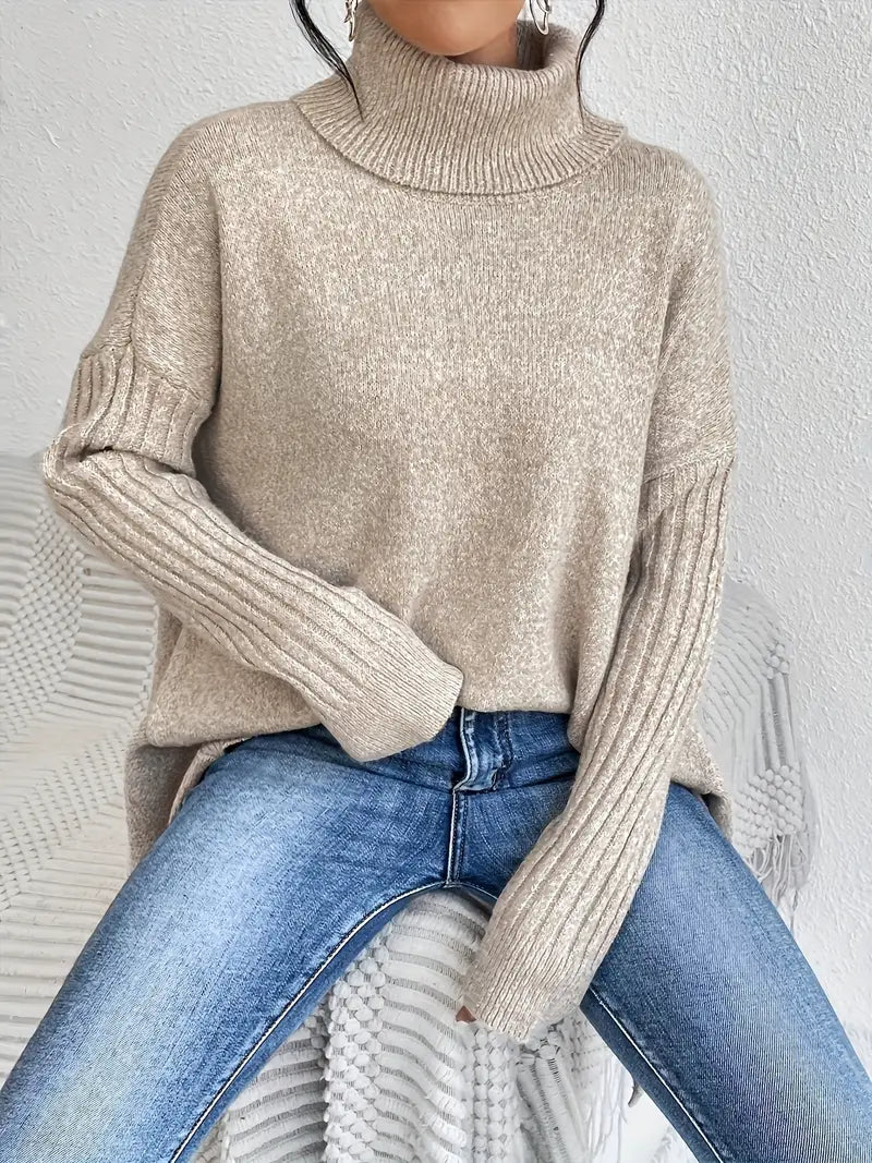 Marguerite | PULL À COL ROLLO LONG