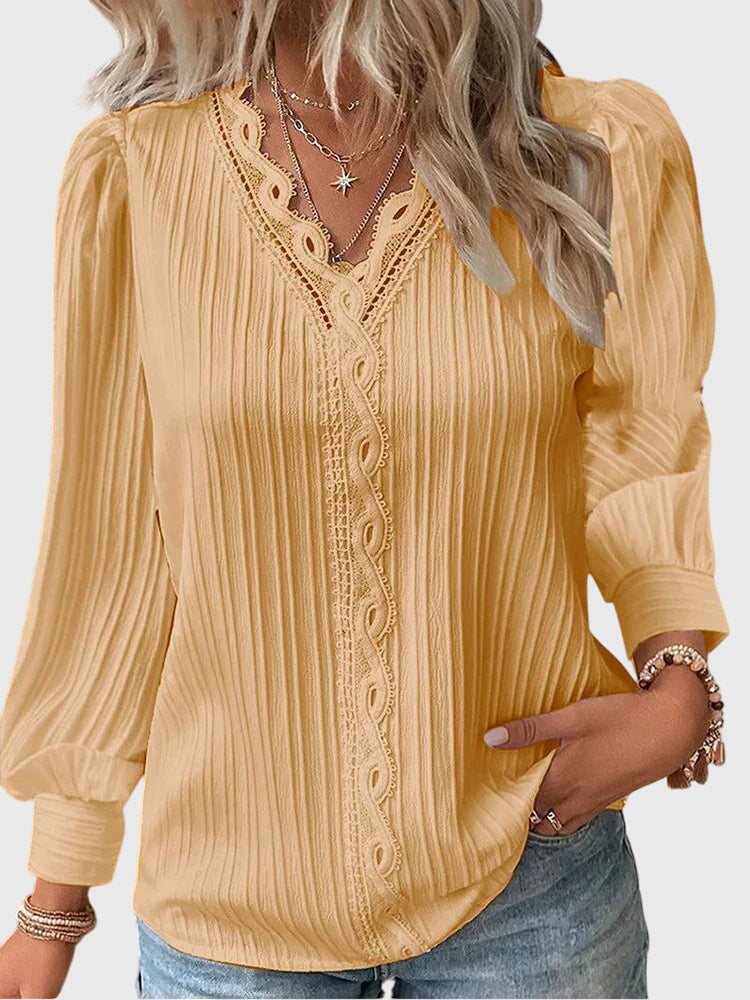 Andrea™ | Blouse Pullover Élégante