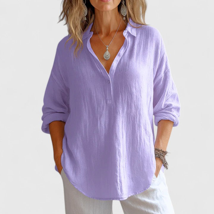 Franzina | Blouse en Lin Confortable