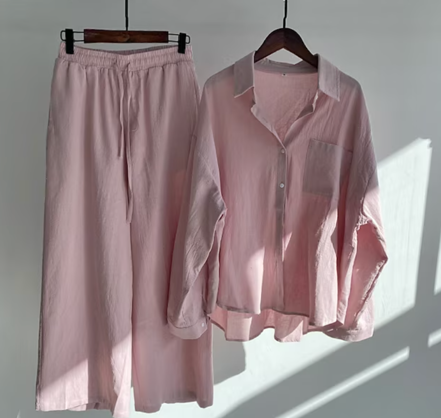 Vivianne™ | L'ensemble lin estival pour femmes