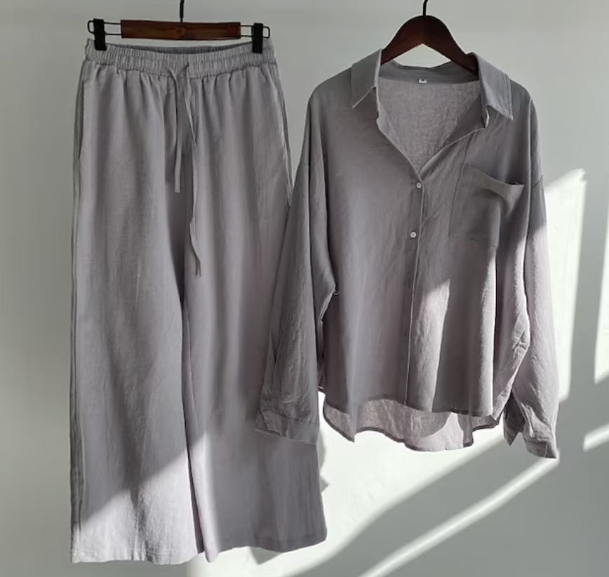 Vivianne™ | L'ensemble lin estival pour femmes