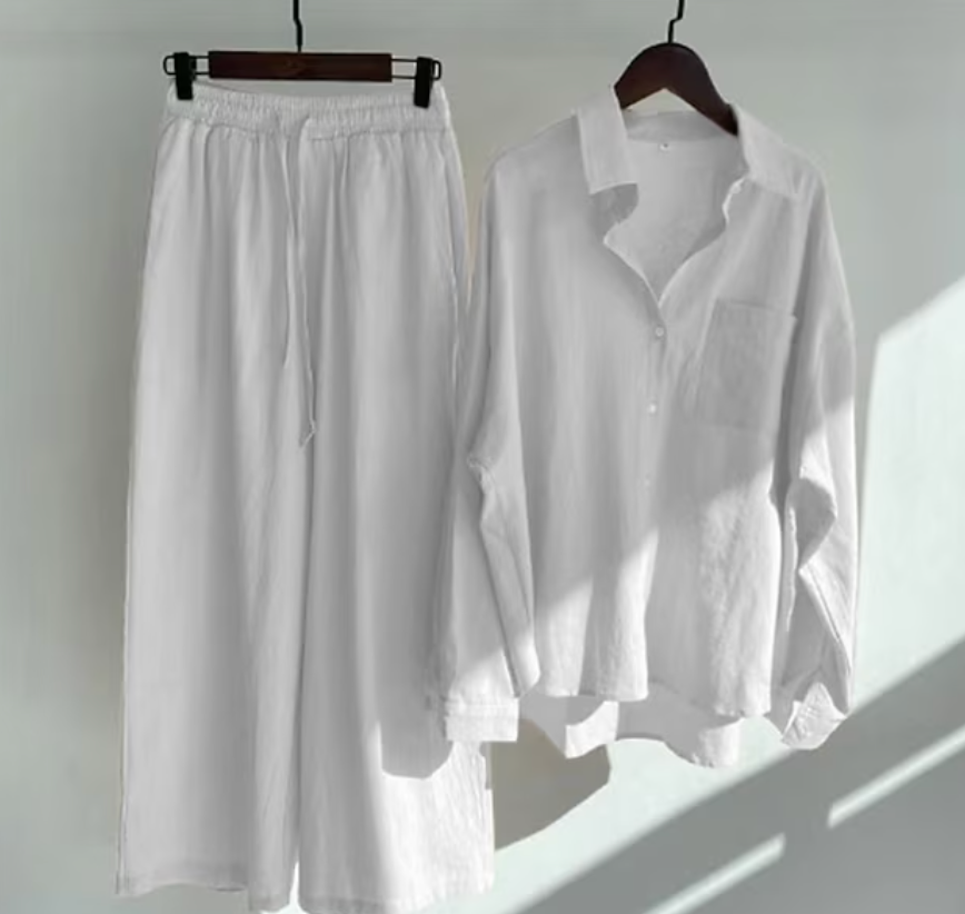 Vivianne™ | L'ensemble lin estival pour femmes