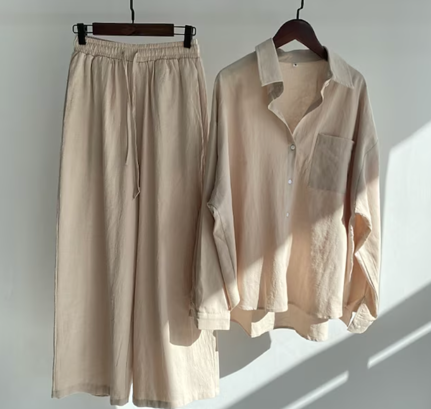 Vivianne™ | L'ensemble lin estival pour femmes