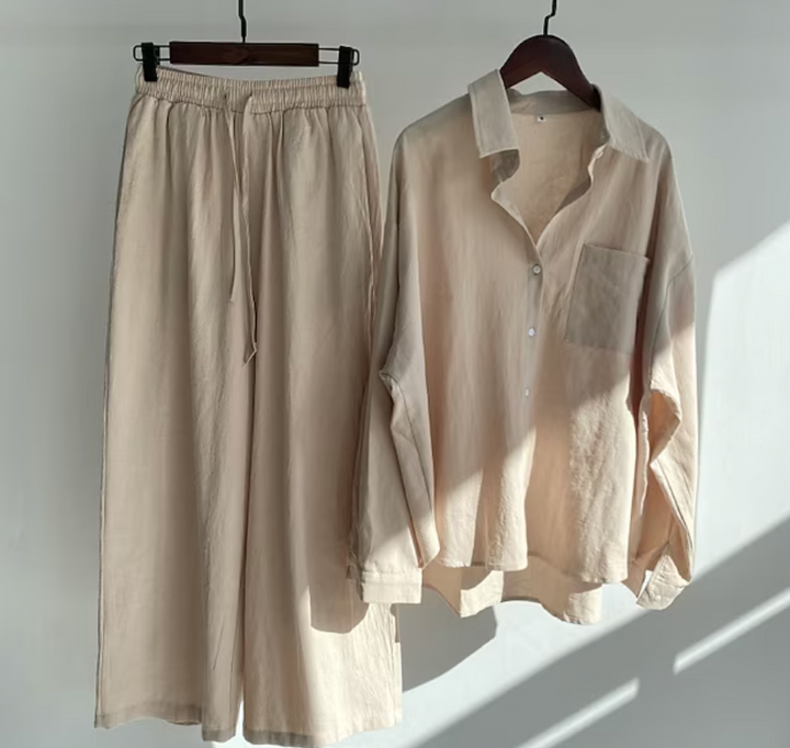 Vivianne™ | L'ensemble lin estival pour femmes