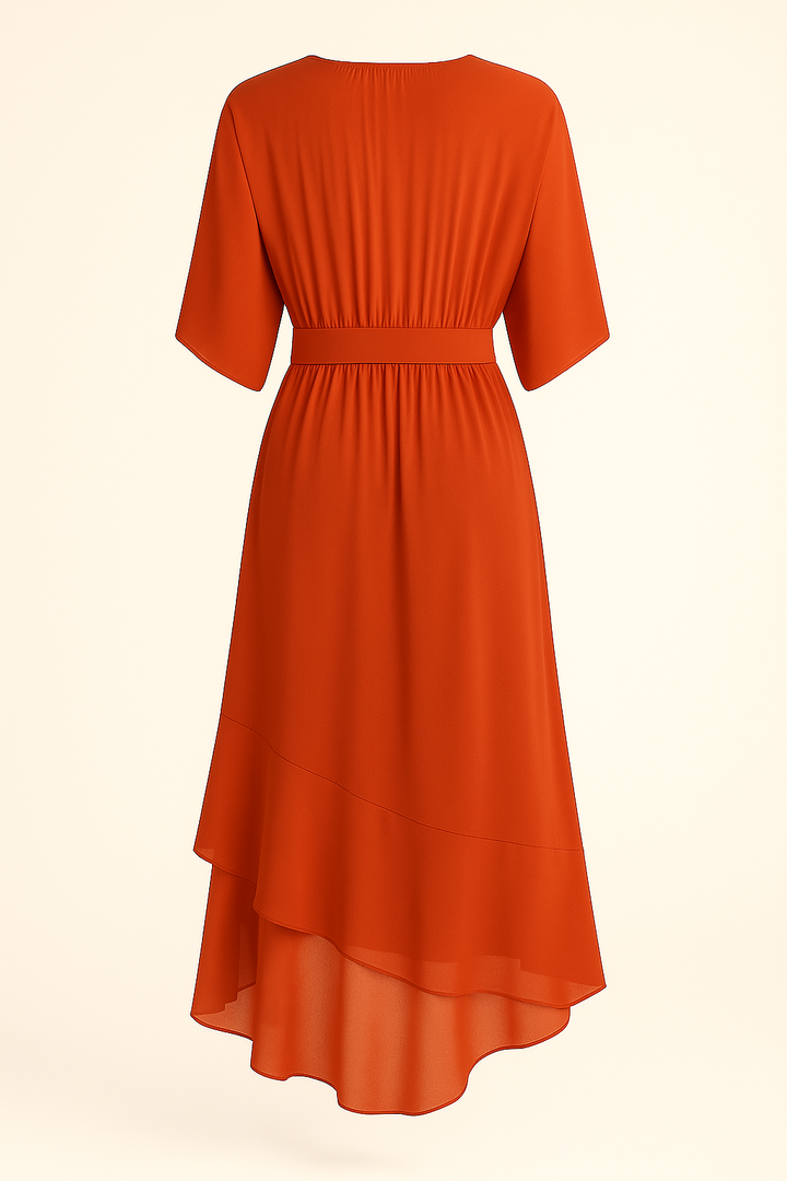 Keira™ | Robe élégante en mousseline avec encolure en V