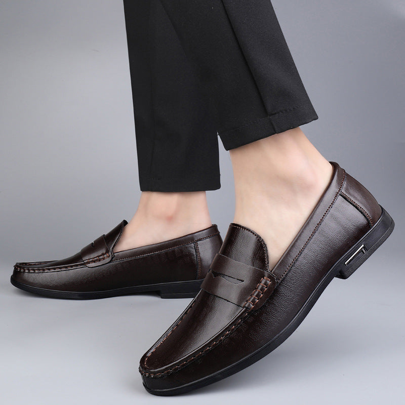 Chaussures pour hommes James en véritable cuir avec une finition de haute qualité
