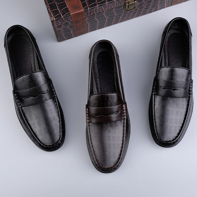 Chaussures pour hommes James en véritable cuir avec une finition de haute qualité