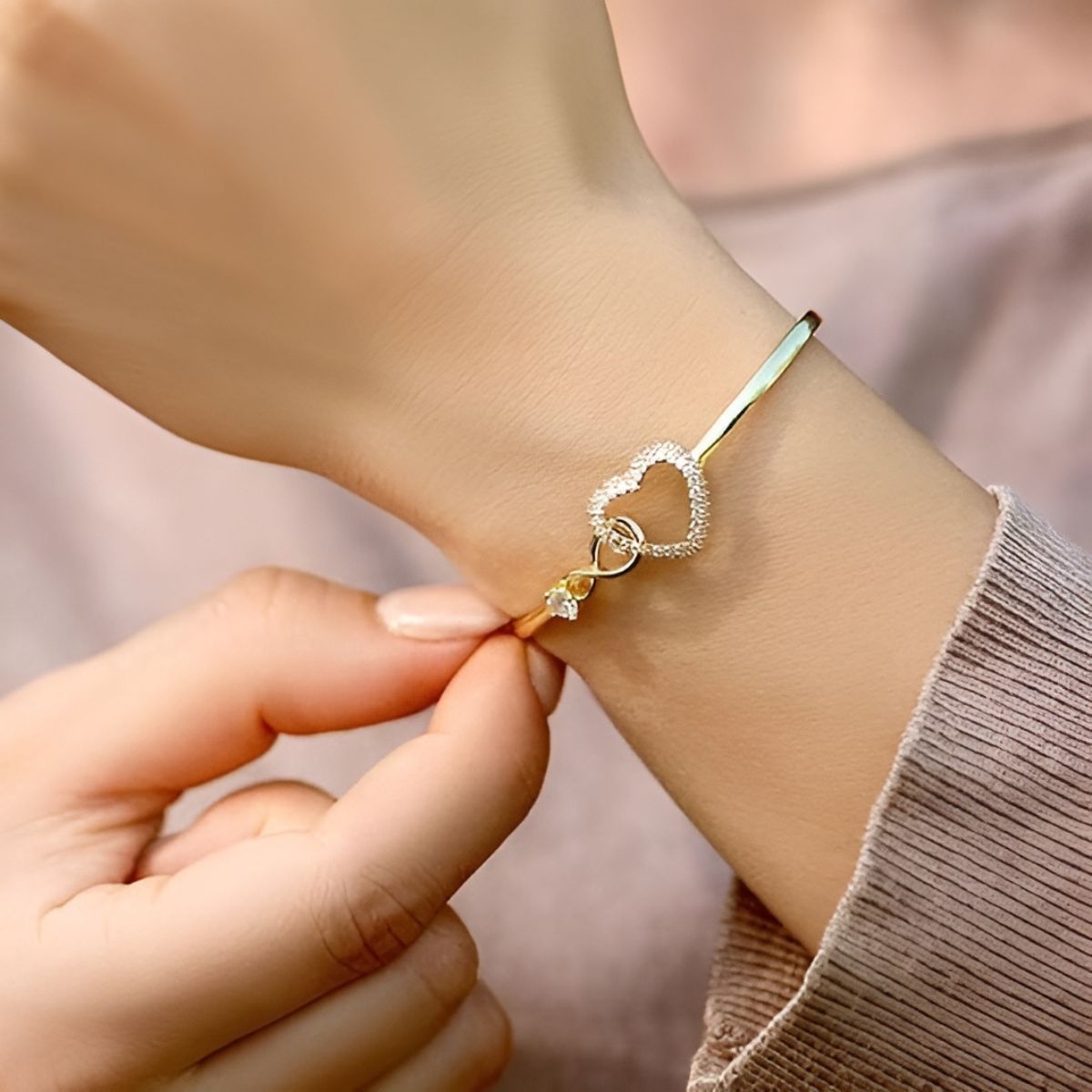 Infinity | Bracelet cœur