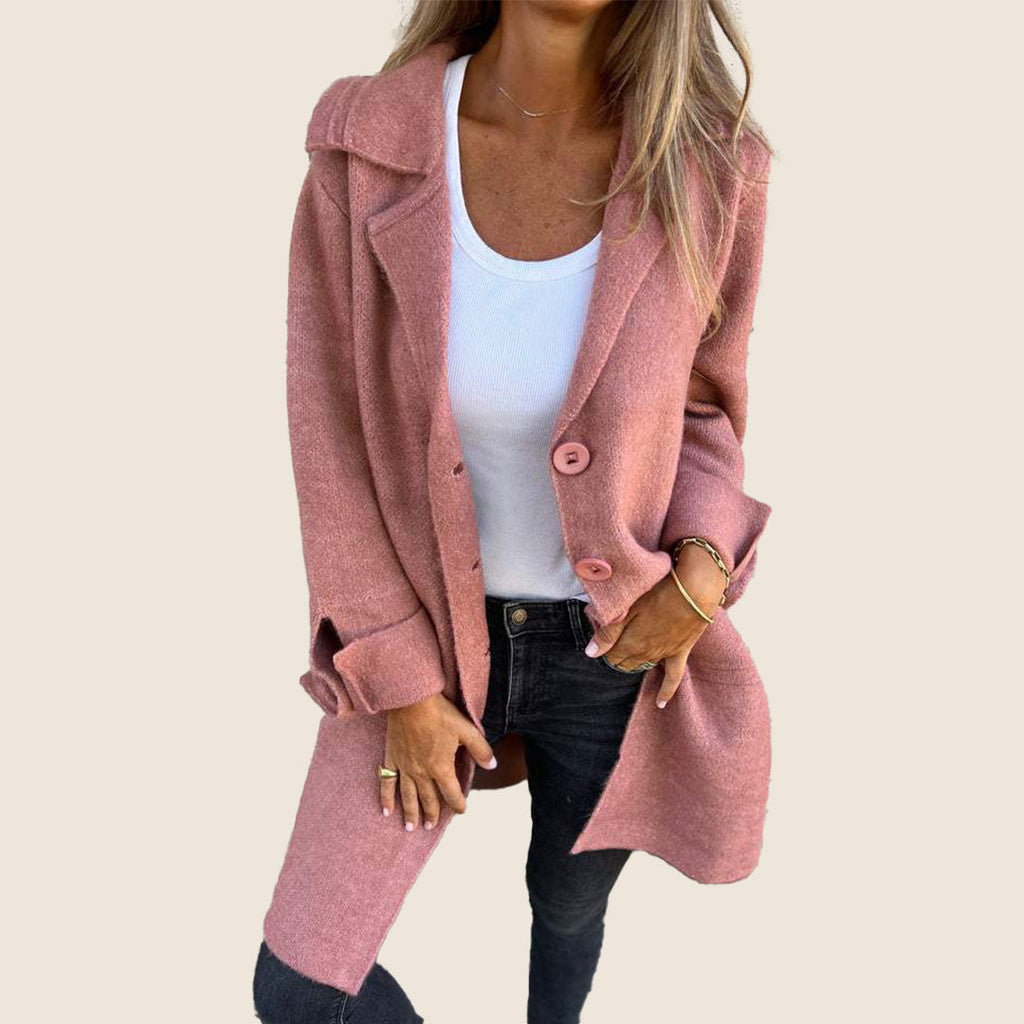 Frankie | Manteau oversized décontracté avec revers