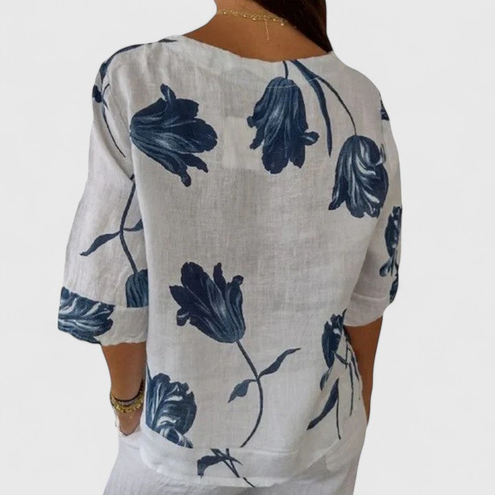Isabel | Blouse Élégante à Imprimé Floral