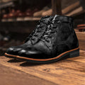 Fanum | Bottes pour Hommes à Bout Rond Rétro