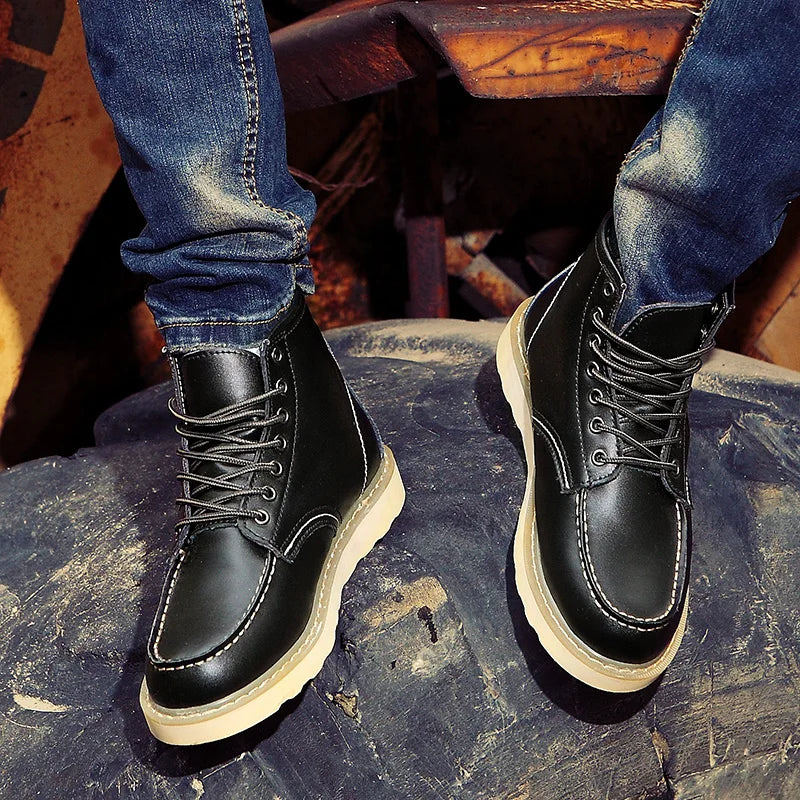 Muller | Bottes en Cuir Véritable Rétro