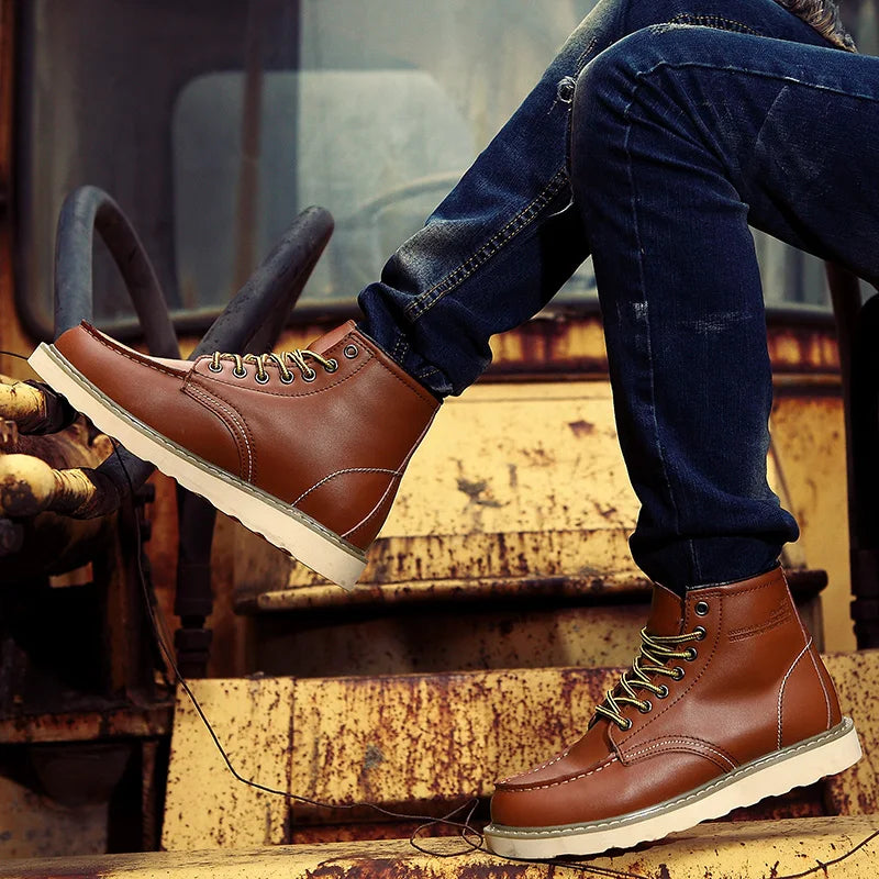 Muller | Bottes en Cuir Véritable Rétro