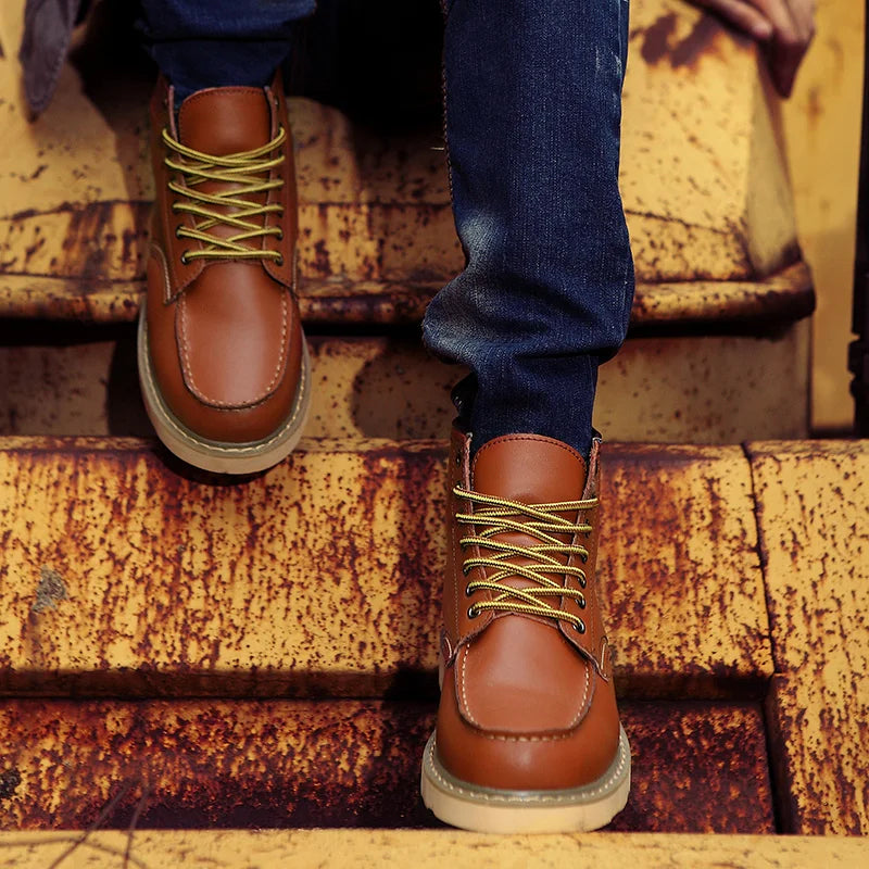 Muller | Bottes en Cuir Véritable Rétro