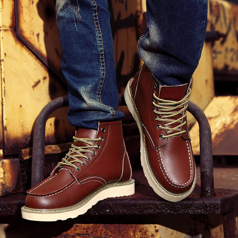 Muller | Bottes en Cuir Véritable Rétro
