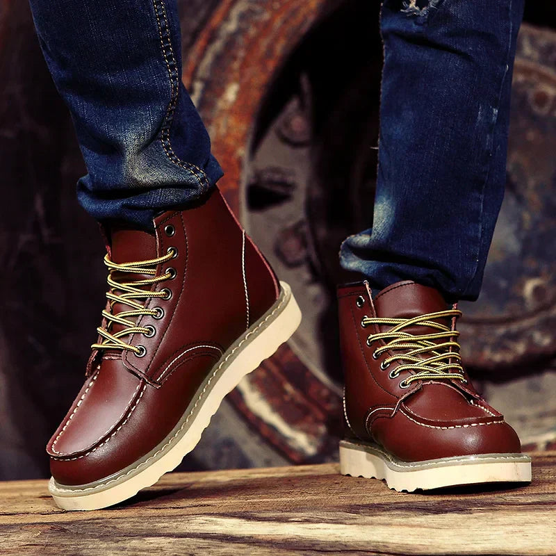 Muller | Bottes en Cuir Véritable Rétro