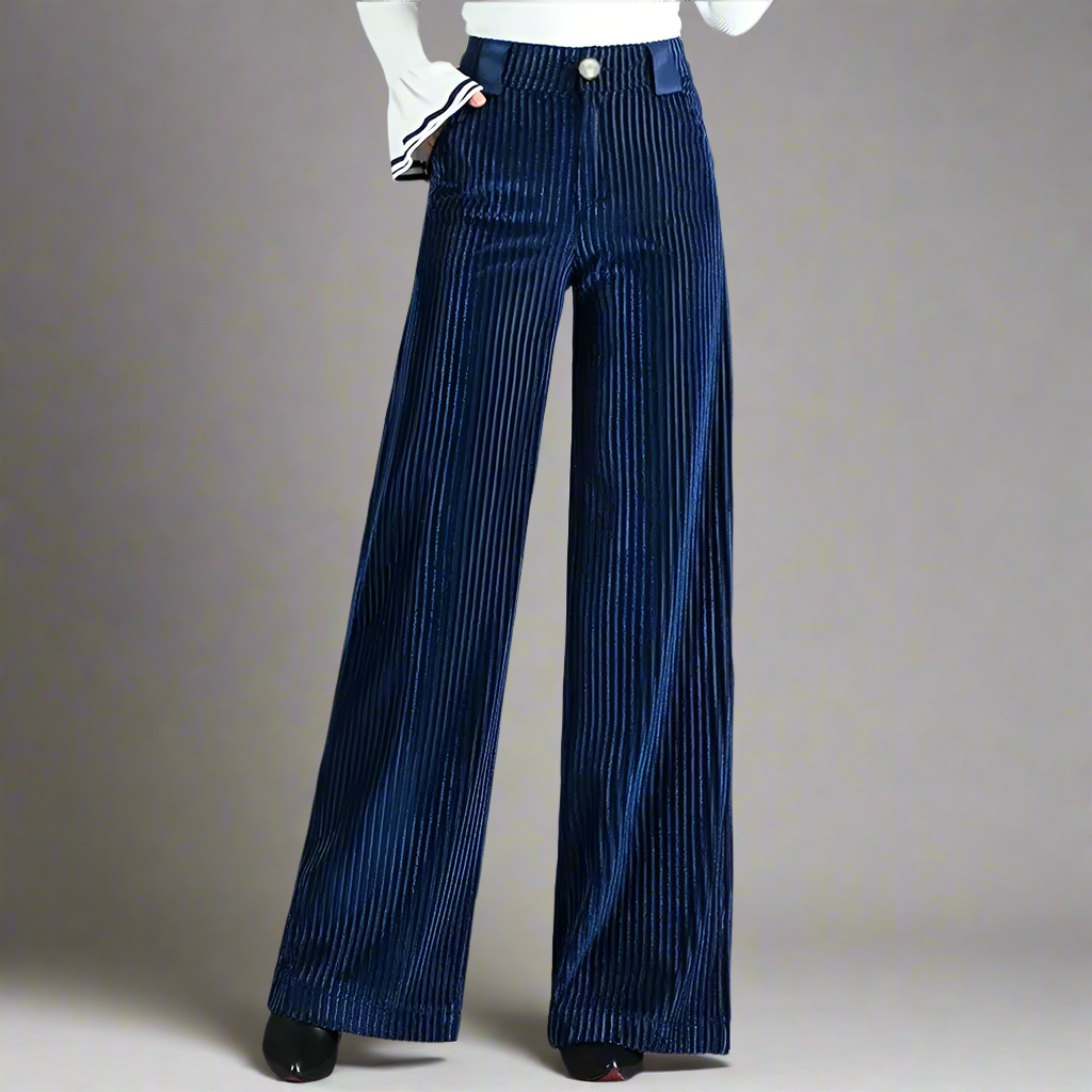 Mathilde | Pantalon Vintage en Velours Côtelé