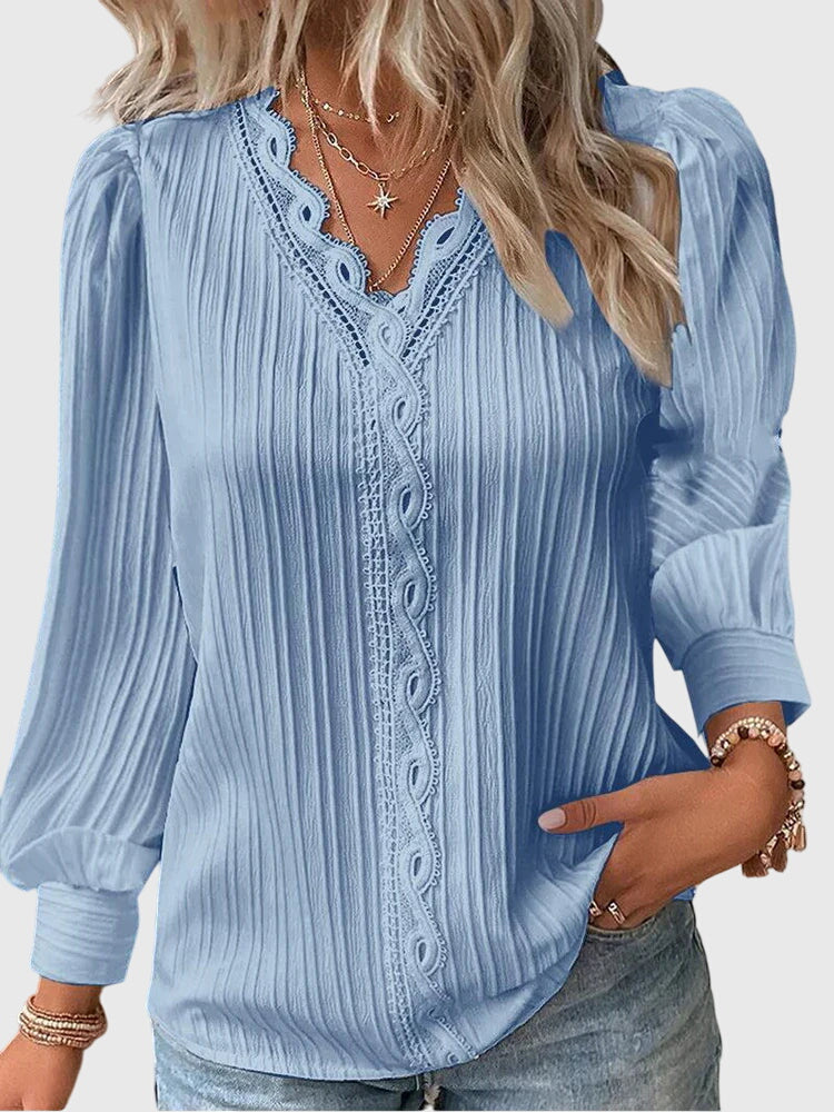 Andrea™ | Blouse Pullover Élégante
