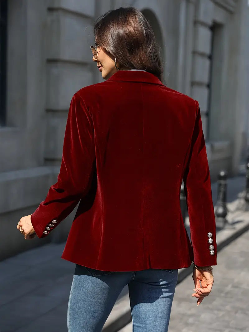 JULISSA | VESTE EN VELOURS ÉLÉGANTE