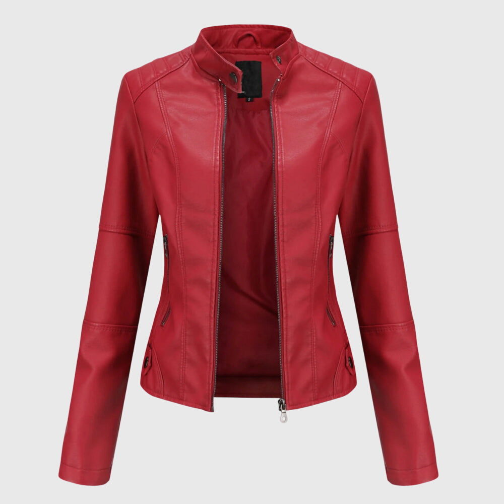 Giorgina™ - Veste en Cuir Élégante pour Femmes