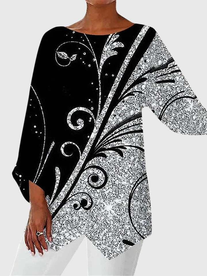 Alayah™ | Haut élégant à col rond