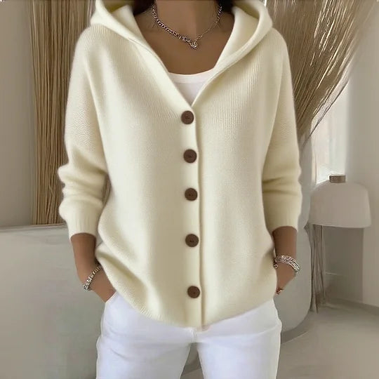 LUNA|CARDIGAN À CAPUCHE