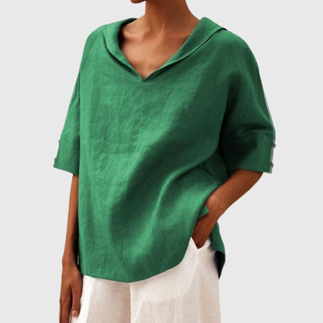 Joanna™ | Blouse Décontractée à Coupe Lâche