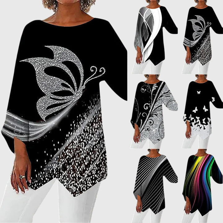 Alayah™ | Haut élégant à col rond