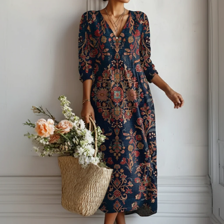 LEIRE™ | Robe Longue de Style Ethnique